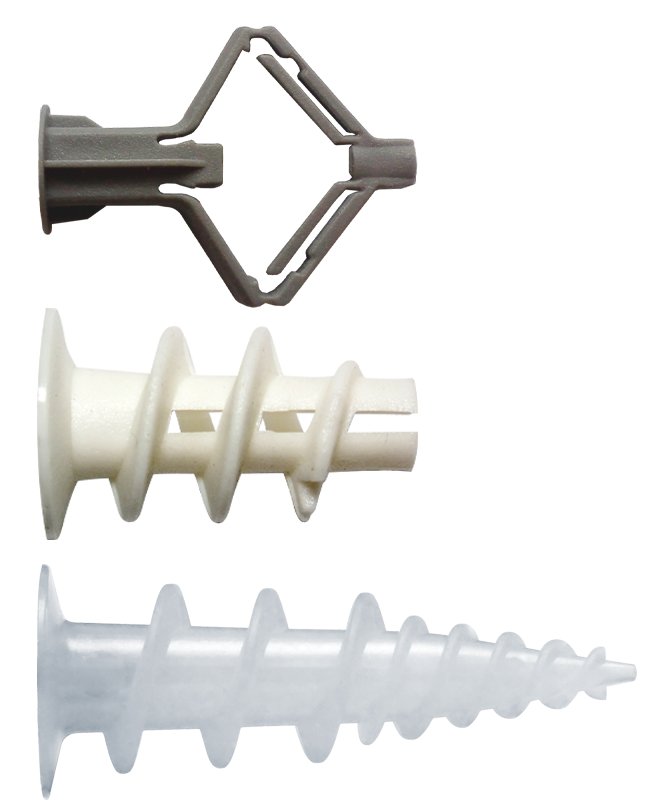 Дюбелі пластикові для гіпсокартону